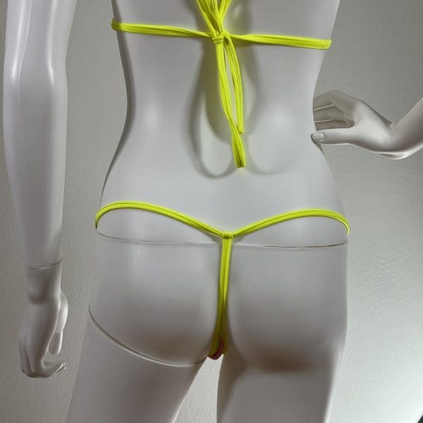 Glimmering Sunshine Ring Detail Bikini with Matching G-String - Image 7