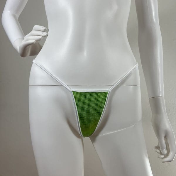 Luminous Lime Sizzle Bikini With Matching G-String - Image 5