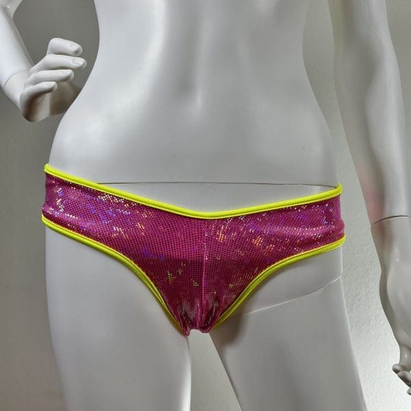 Glimmering Sunshine Ring Detail Bikini with Matching G-String - Image 4