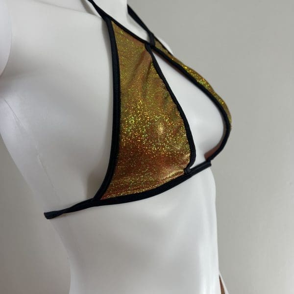 All That Jazz Holographic Open Short Set With Matching G-String - Image 5