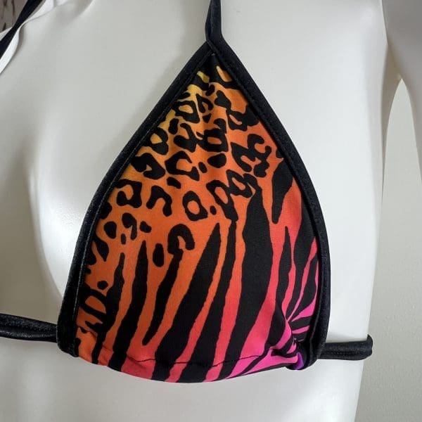 Neon Animal Print Short Set - 3 Piece Set - Image 3