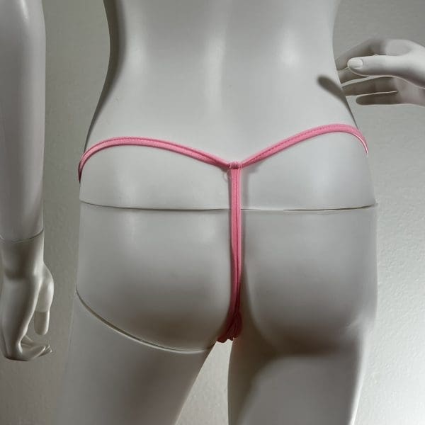 Blush Pink Wrap Bikini with Matching G-String - Image 7