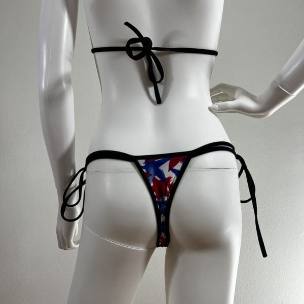 American Patriotic Bikini Set With Matching G-String - Image 6