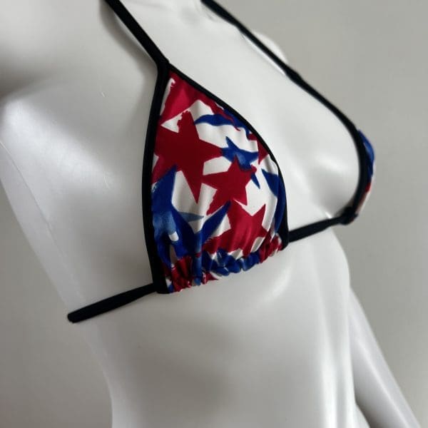 American Patriotic Bikini Set With Matching G-String - Image 4