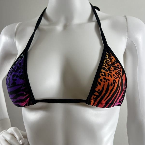 Neon Animal Print Short Set - 3 Piece Set - Image 4