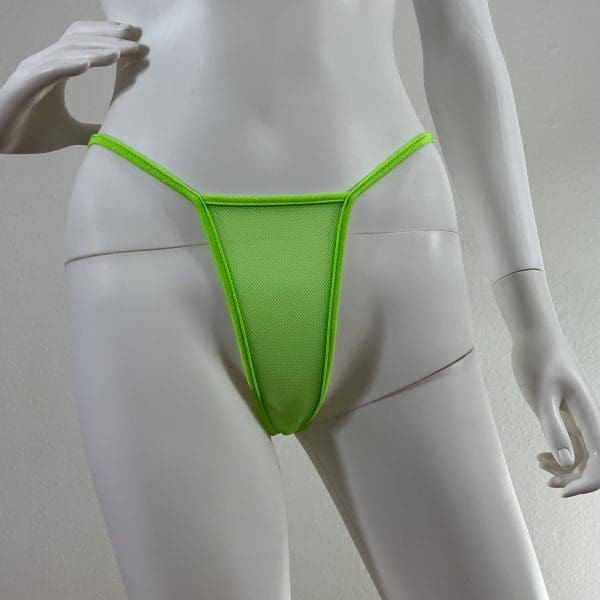 Tropical Lime High Waist Monokini - Image 5