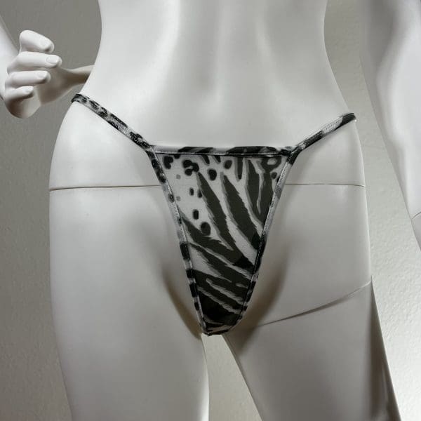 Snow Leopard Bikini Set with Matching G-String - Image 8