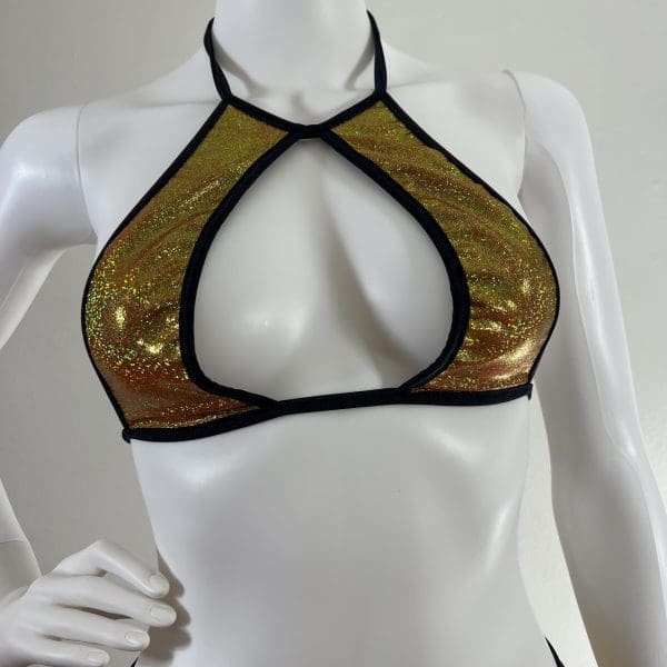 All That Jazz Holographic Open Short Set With Matching G-String - Image 4