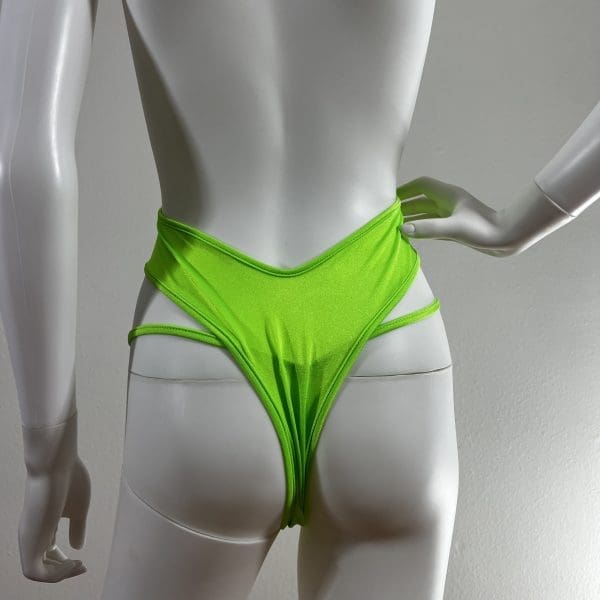 Tropical Lime High Waist Monokini - Image 3