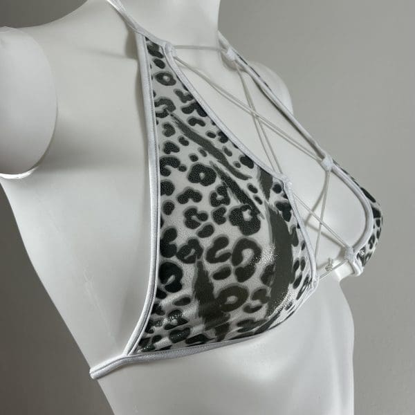 Snow Leopard Bikini Set with Matching G-String - Image 4