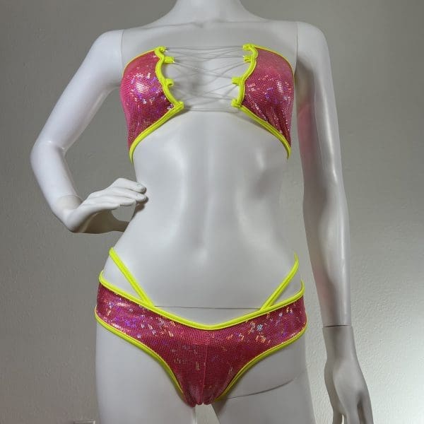 Glimmering Sunshine Bikini Set - 3 Piece Set