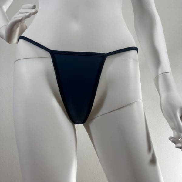 Indigo Blue Skirt Set with Matching G-String - Image 6