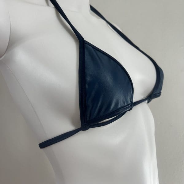 Indigo Blue Skirt Set with Matching G-String - Image 4