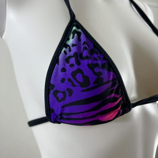 Neon Animal Print Short Set - 3 Piece Set - Image 5