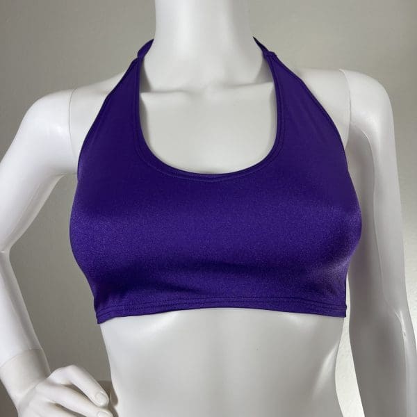 Mardi Gras Grape Crop Top Set - Image 2